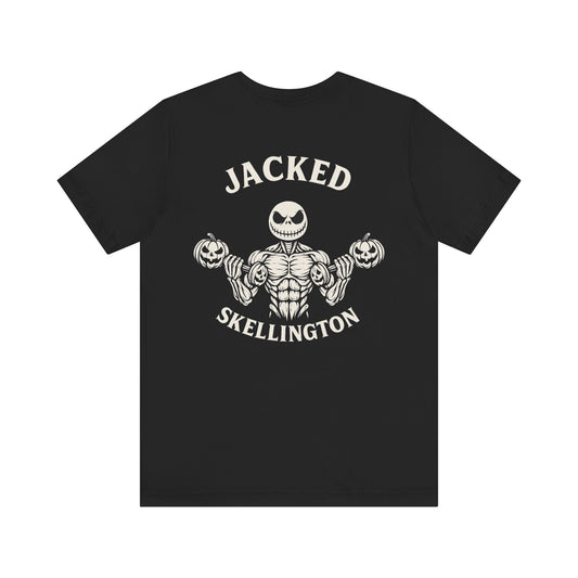 Copy of Jacked Skellington Tee – Halloween Shirt Back Print