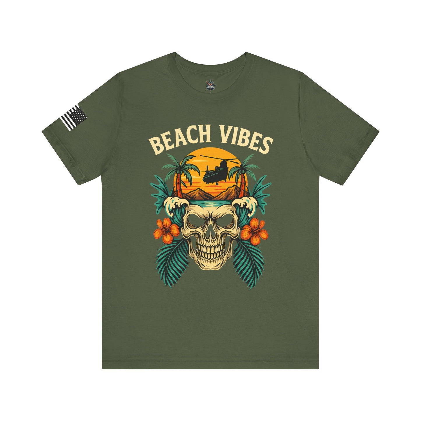 Beach Vibes Skull Tee