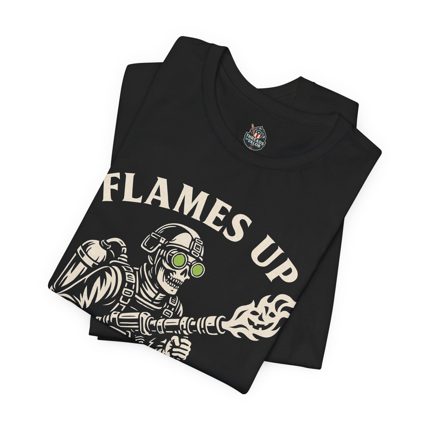 Flames Up – The Goblins Are Out Tee Front Print