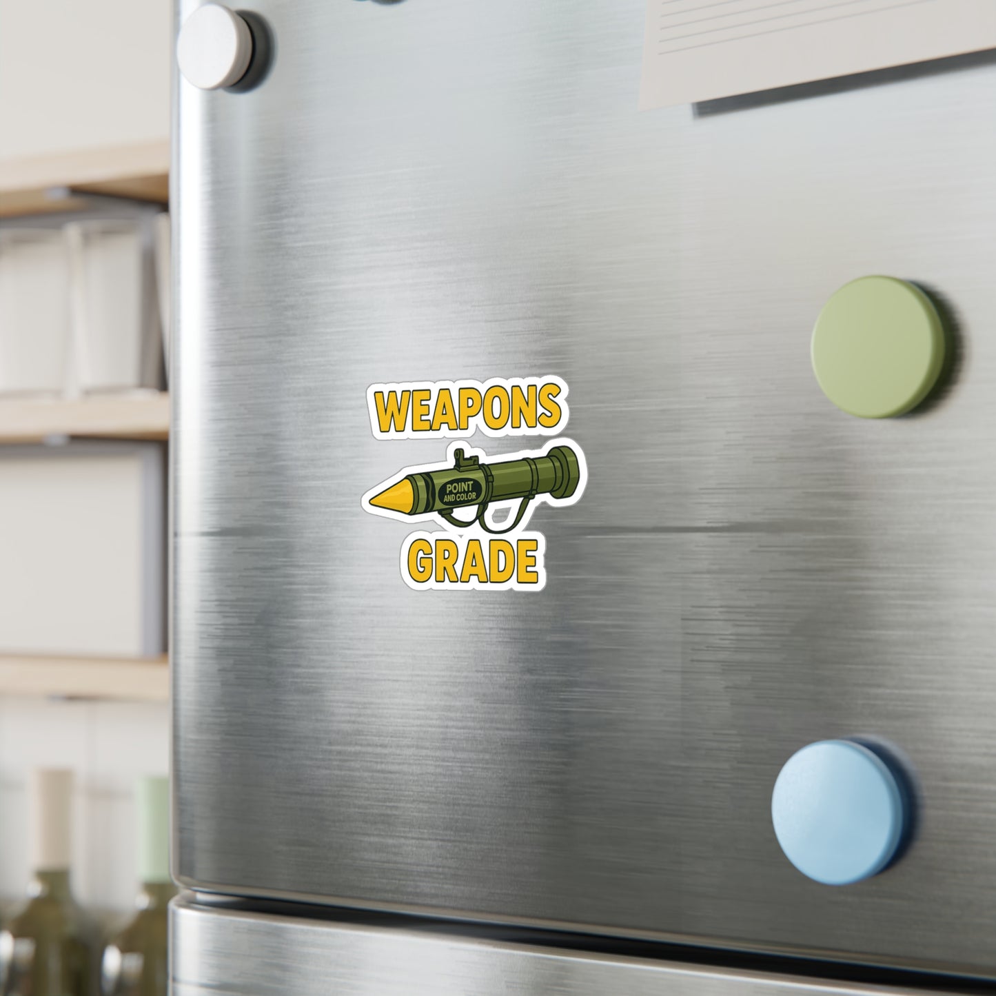 Weapons Grade Kiss-Cut Vinyl Decals