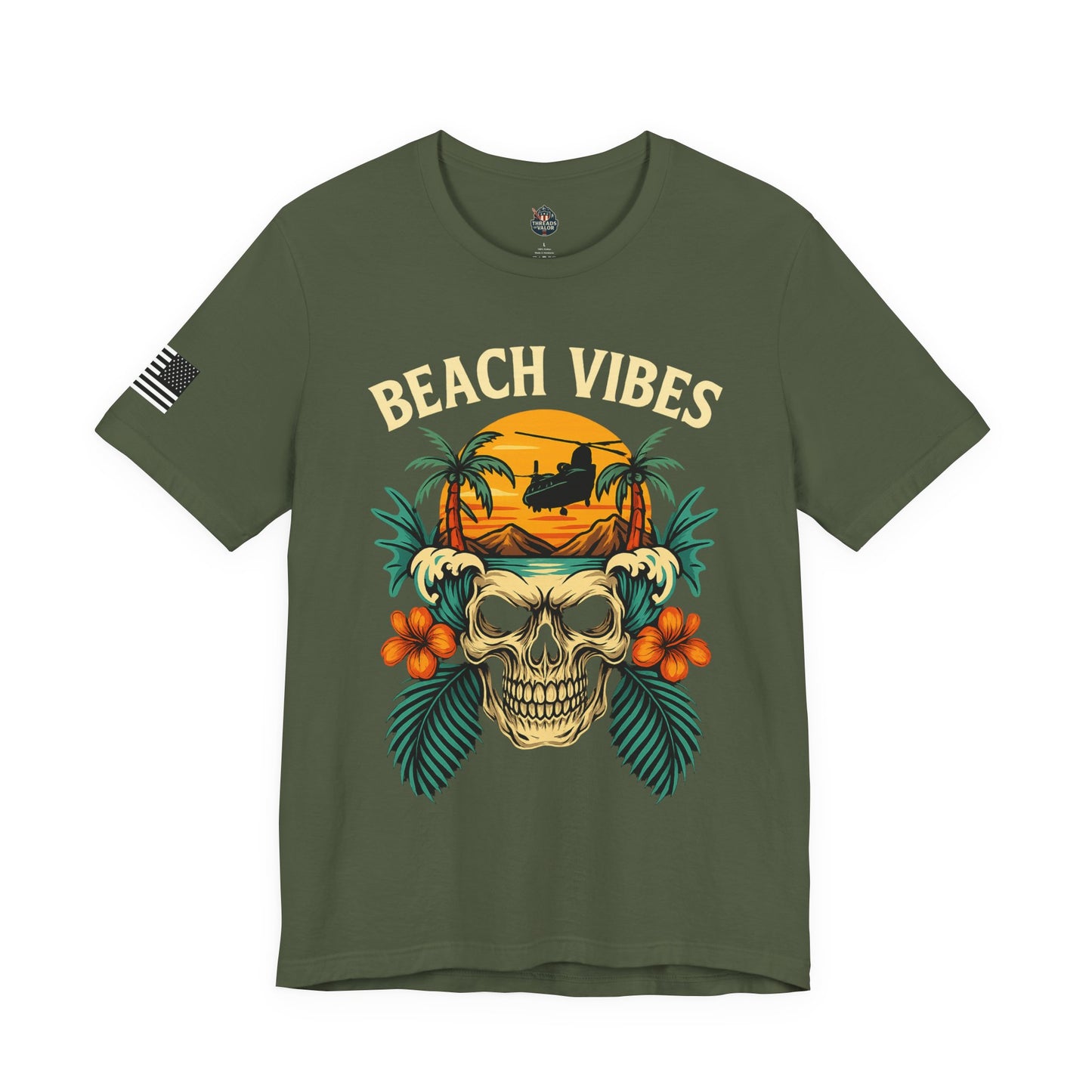 Beach Vibes Skull Tee