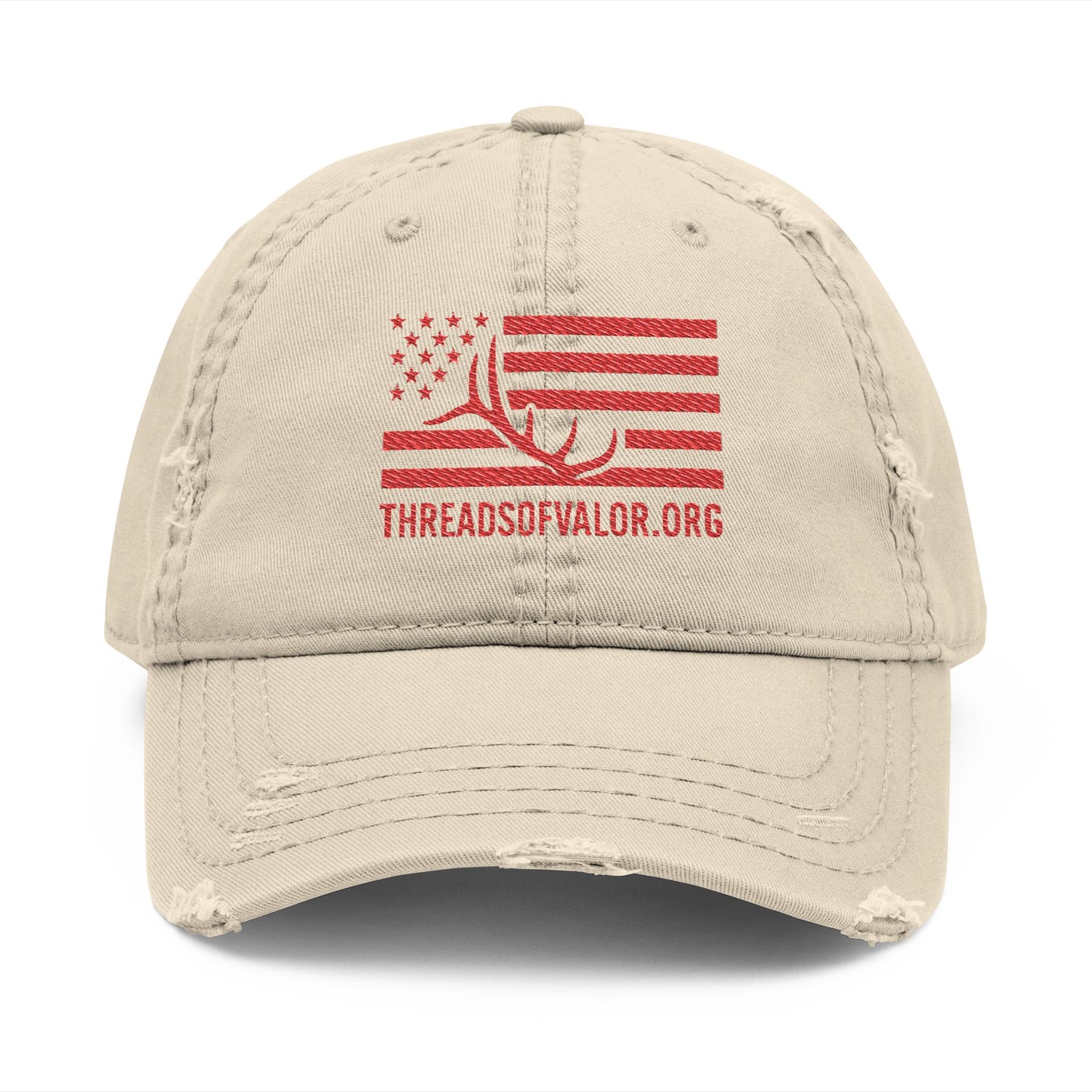 Threads Of Valor, Distressed.