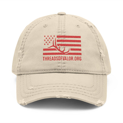 Threads Of Valor, Distressed.