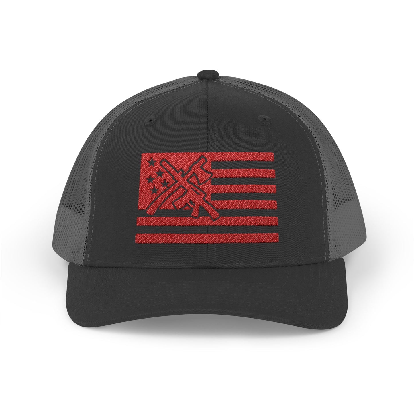 The defender Trucker hat/ Red