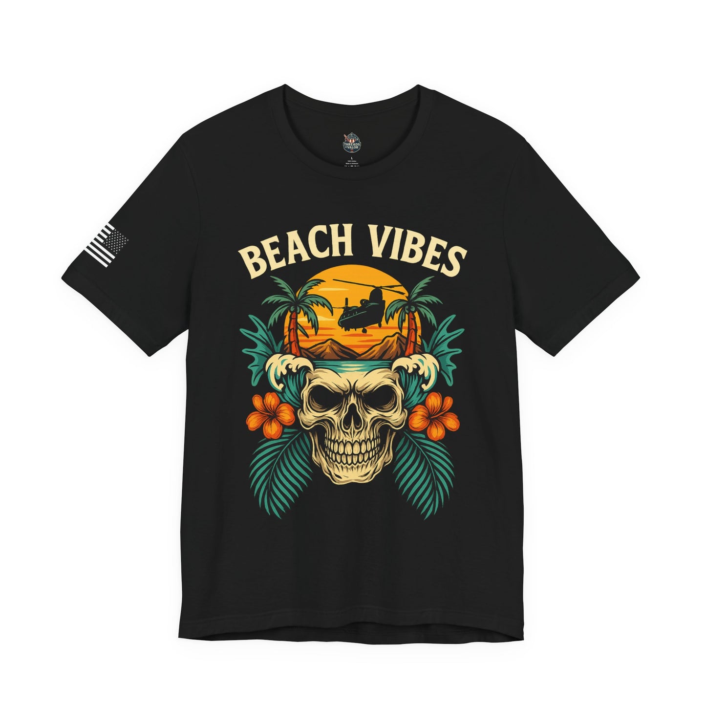 Beach Vibes Skull Tee