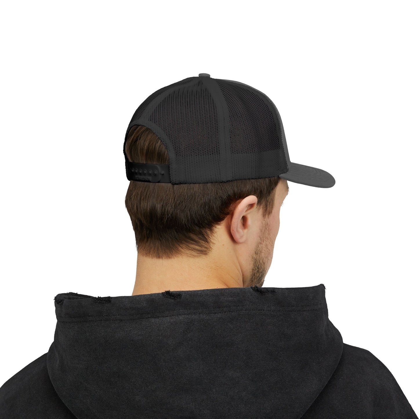 The defender Trucker hat/ Red