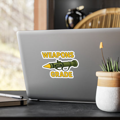 Weapons Grade Kiss-Cut Vinyl Decals