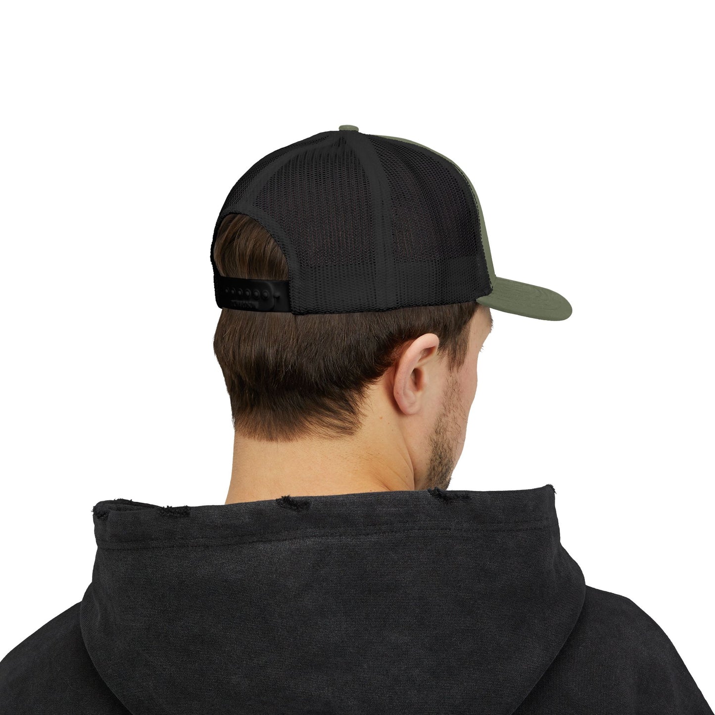 The defender Trucker hat/ Red