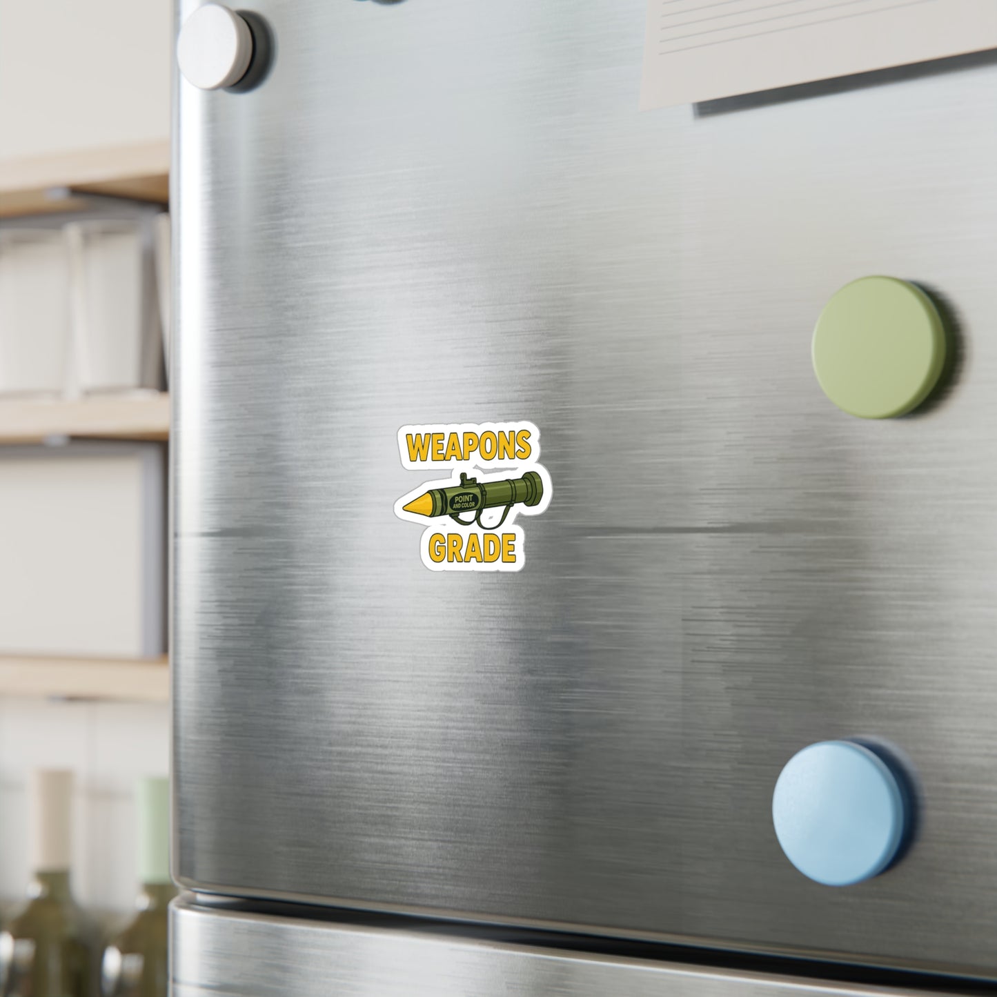 Weapons Grade Kiss-Cut Vinyl Decals
