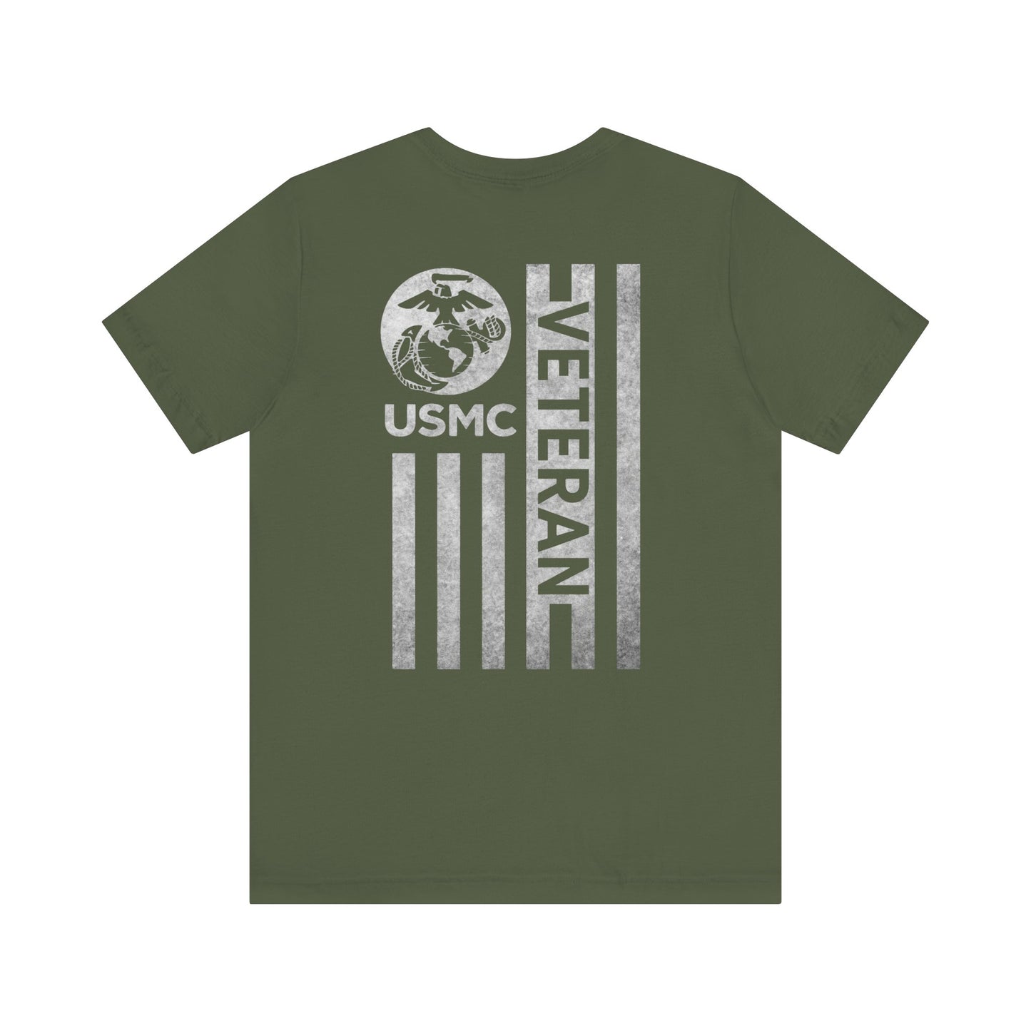 USMC Vet black and White Logo