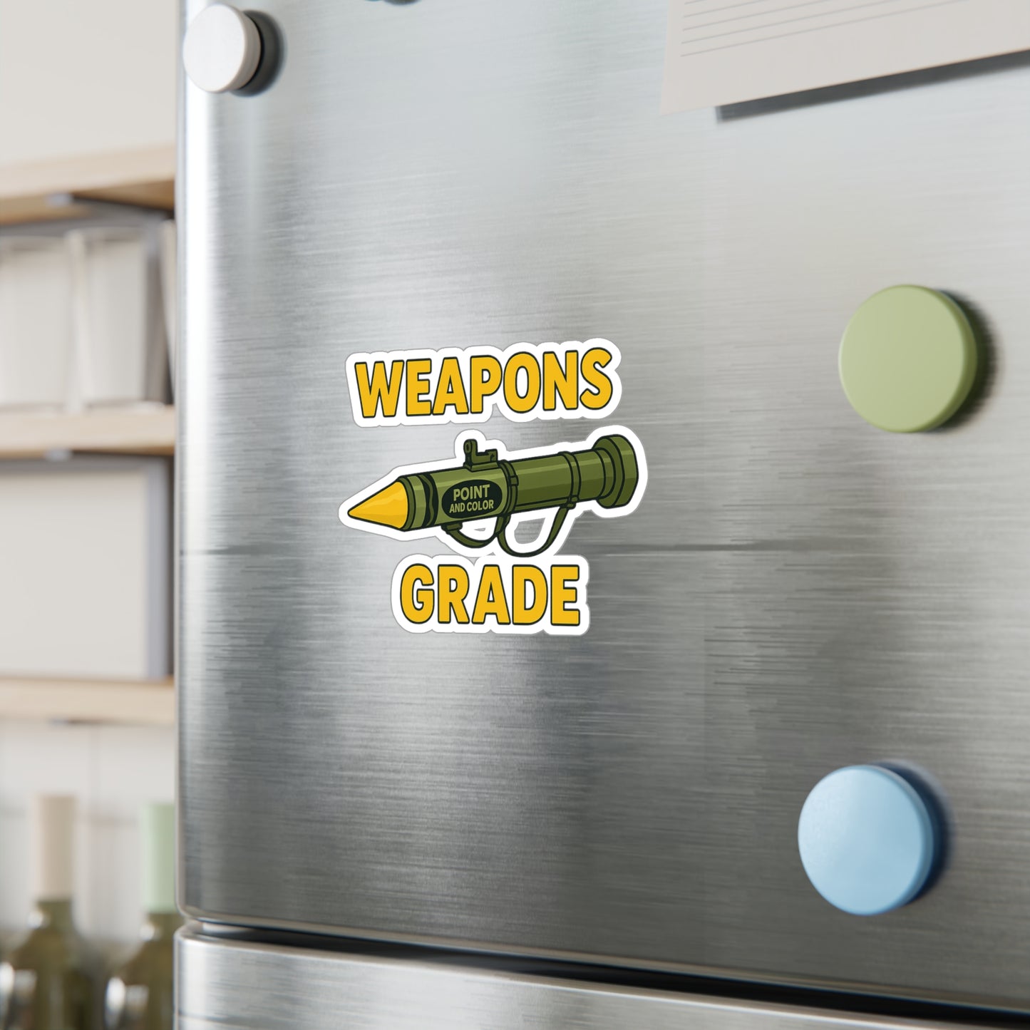 Weapons Grade Kiss-Cut Vinyl Decals