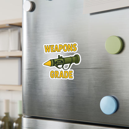 Weapons Grade Kiss-Cut Vinyl Decals