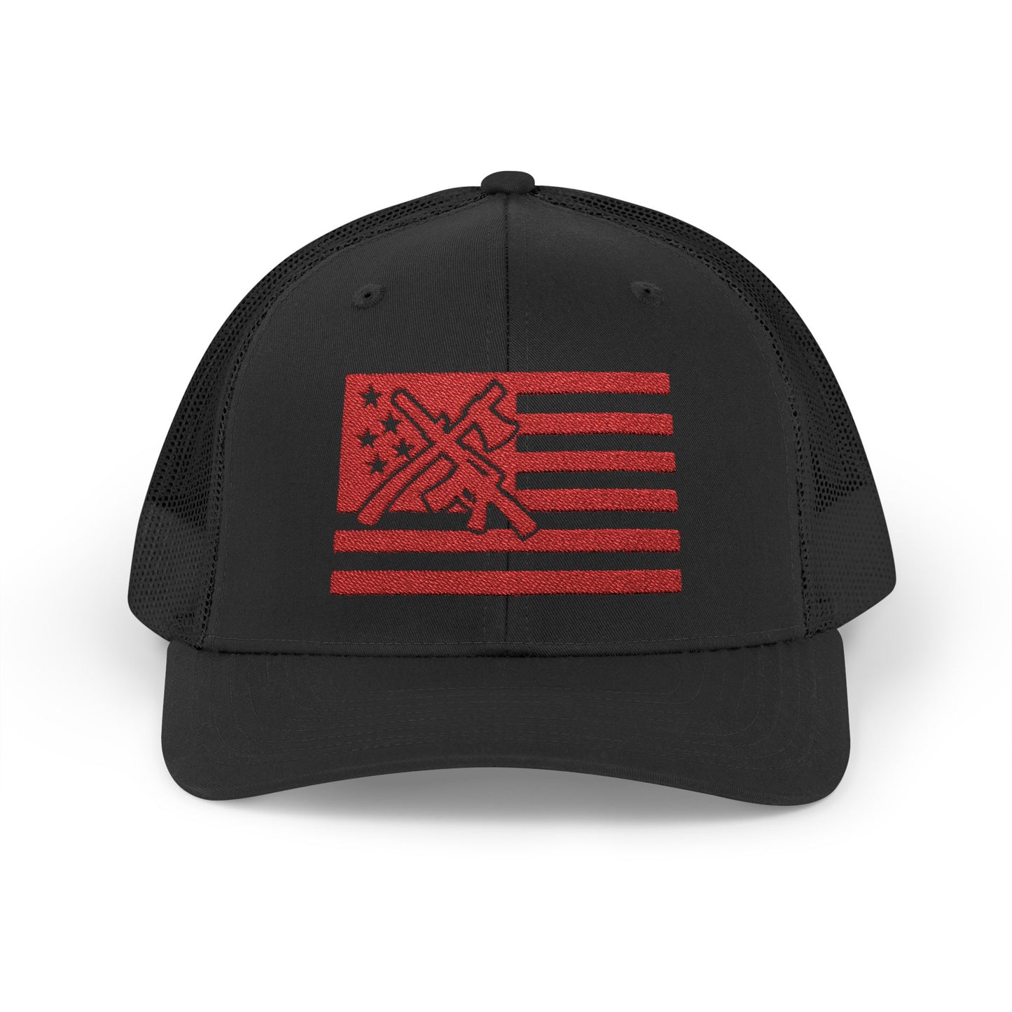 The defender Trucker hat/ Red