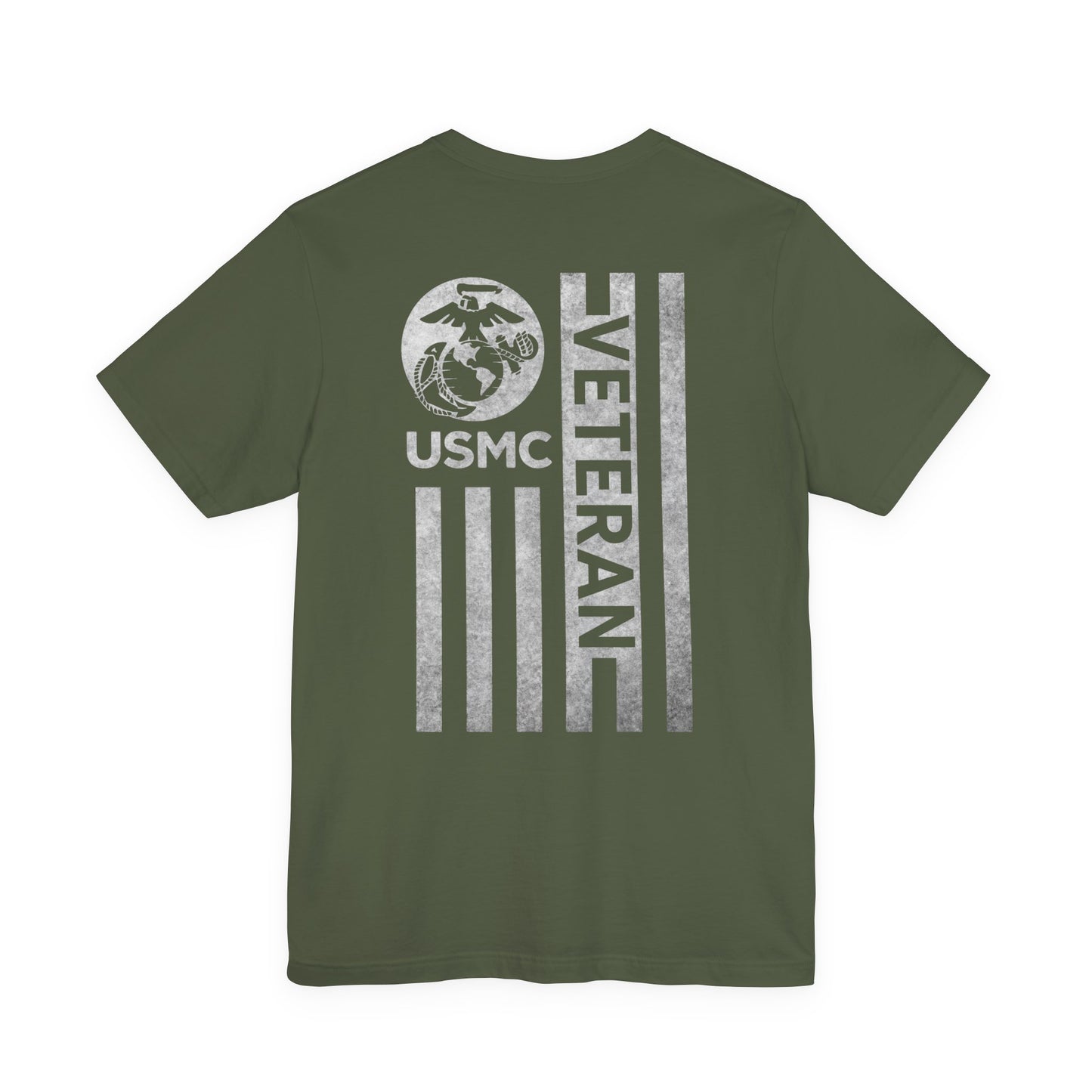USMC Vet black and White Logo