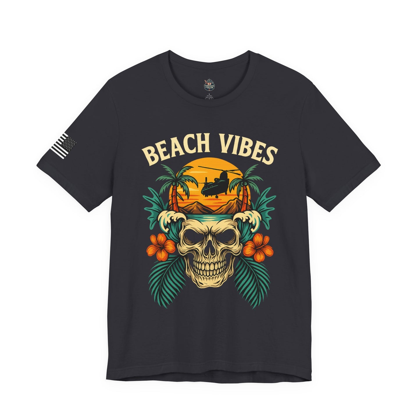 Beach Vibes Skull Tee