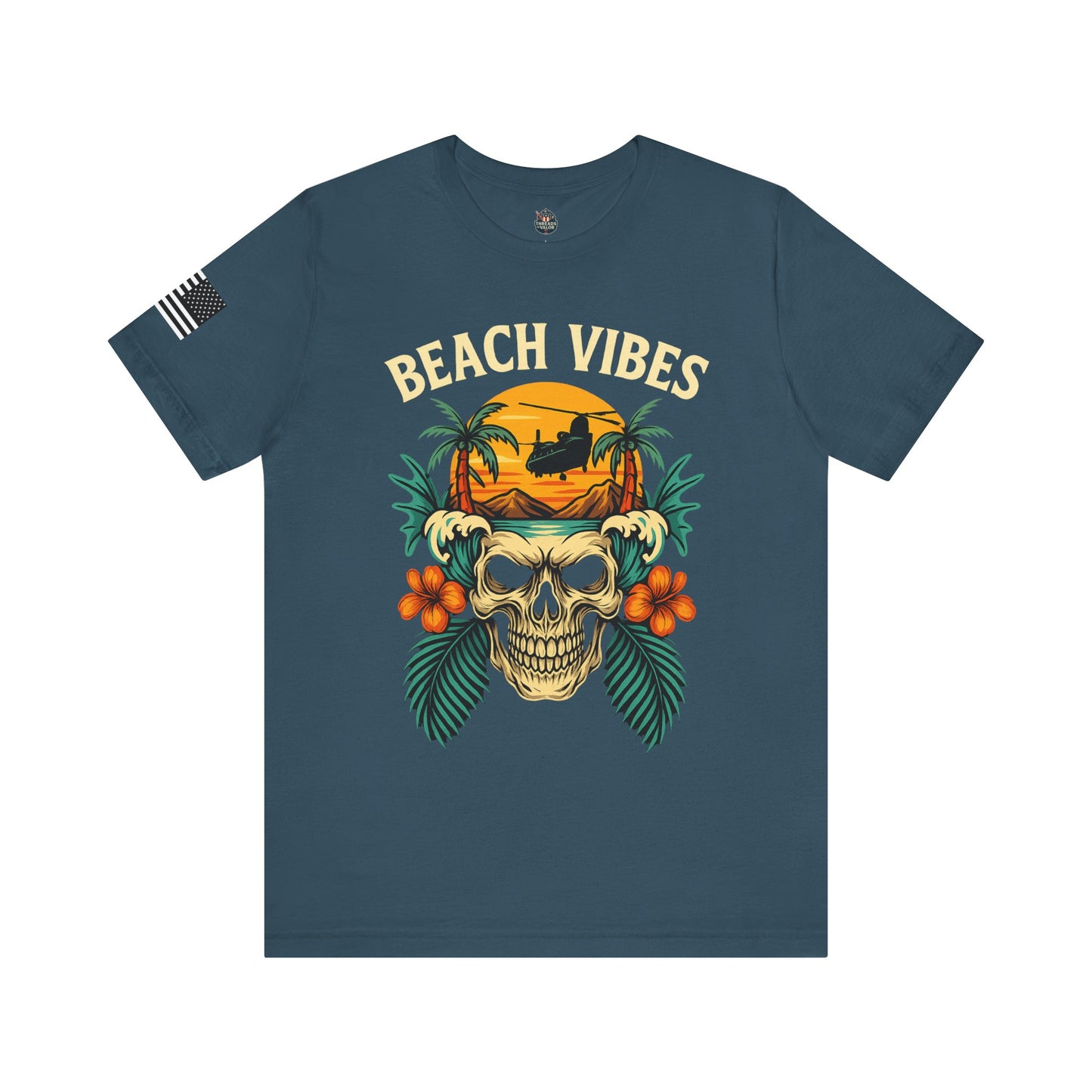 Beach Vibes Skull Tee
