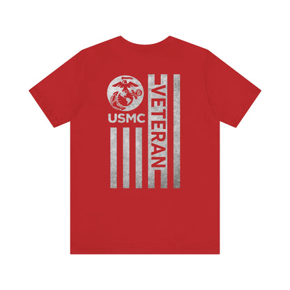 USMC Vet black and White Logo