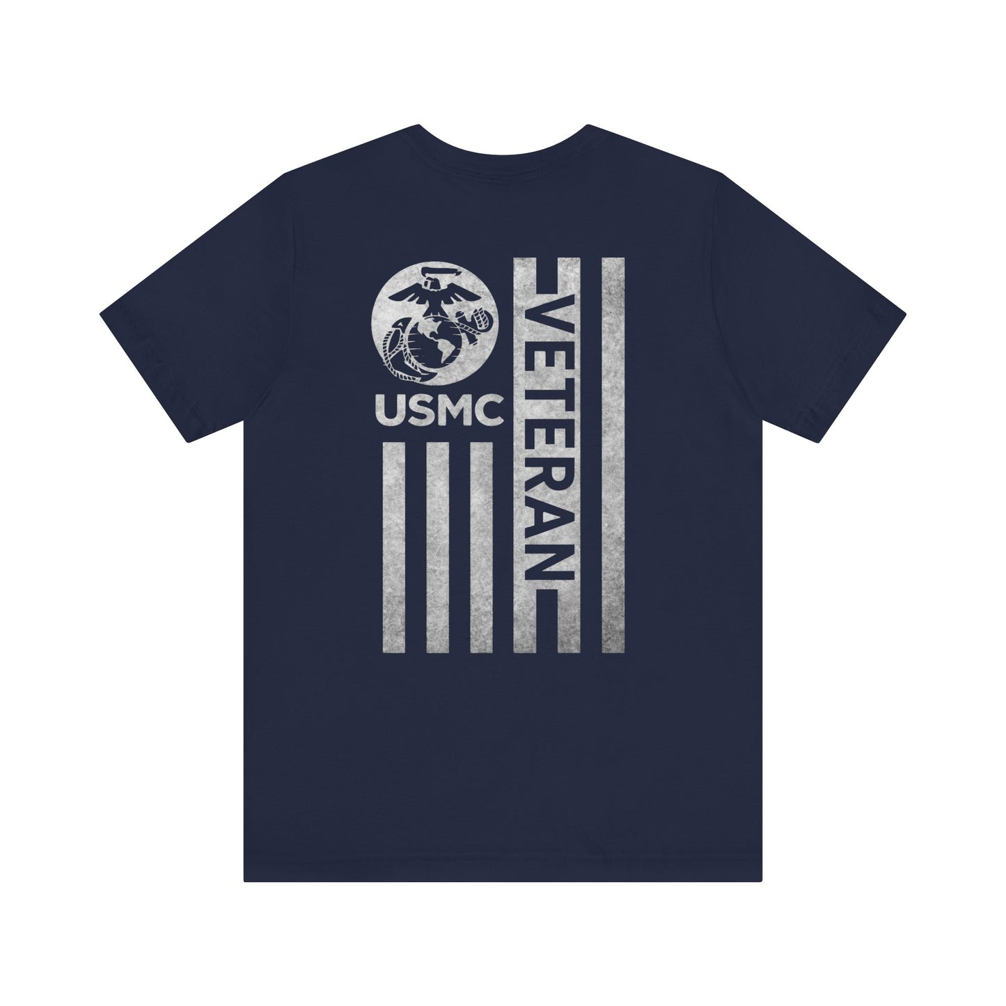 USMC Vet black and White Logo