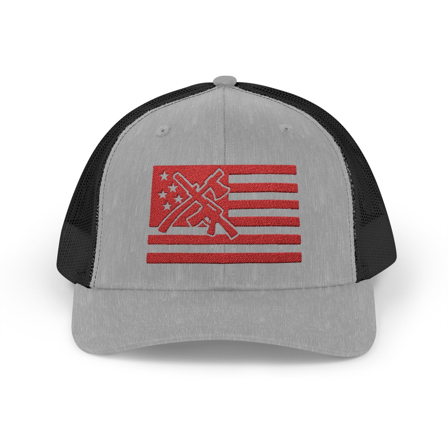 The defender Trucker hat/ Red