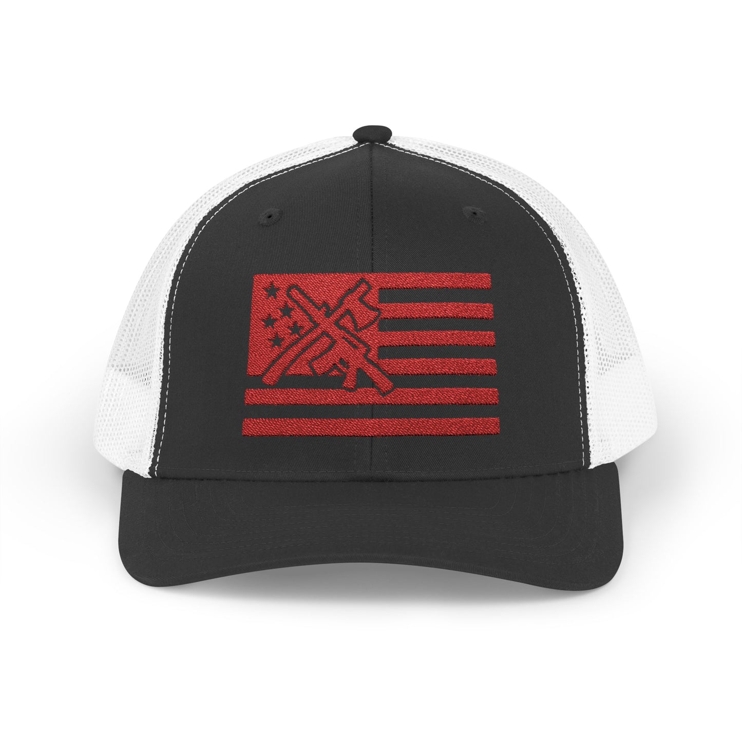 The defender Trucker hat/ Red