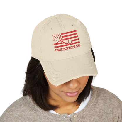 Threads Of Valor, Distressed.
