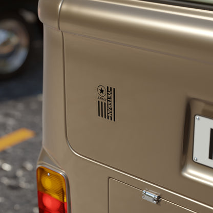 Transparent Outdoor Stickers, Die-Cut, 1pc
