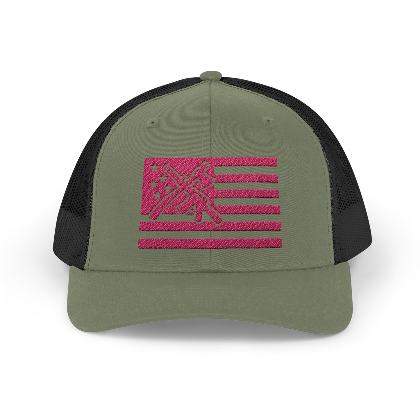 The defender Trucker hat/ Pink