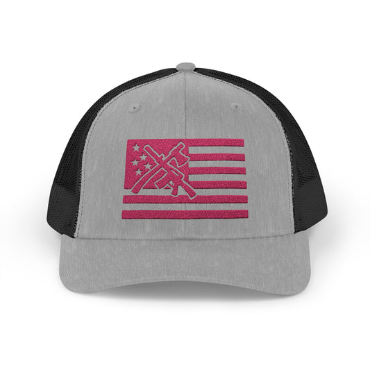 The defender Trucker hat/ Pink