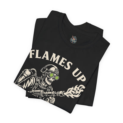 Flames Up – The Goblins Are Out Tee Front Print