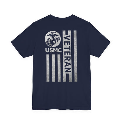 USMC Vet black and White Logo