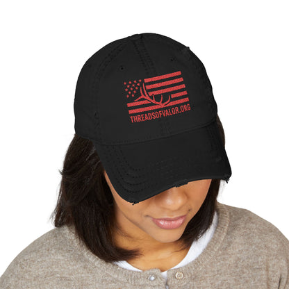 Threads Of Valor, Distressed.