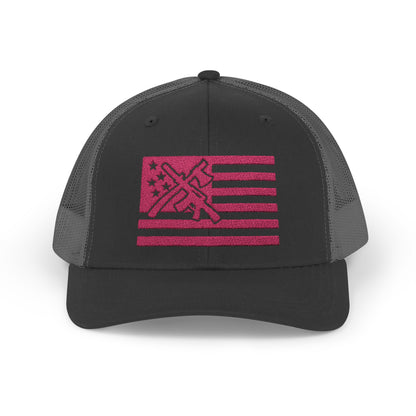 The defender Trucker hat/ Pink
