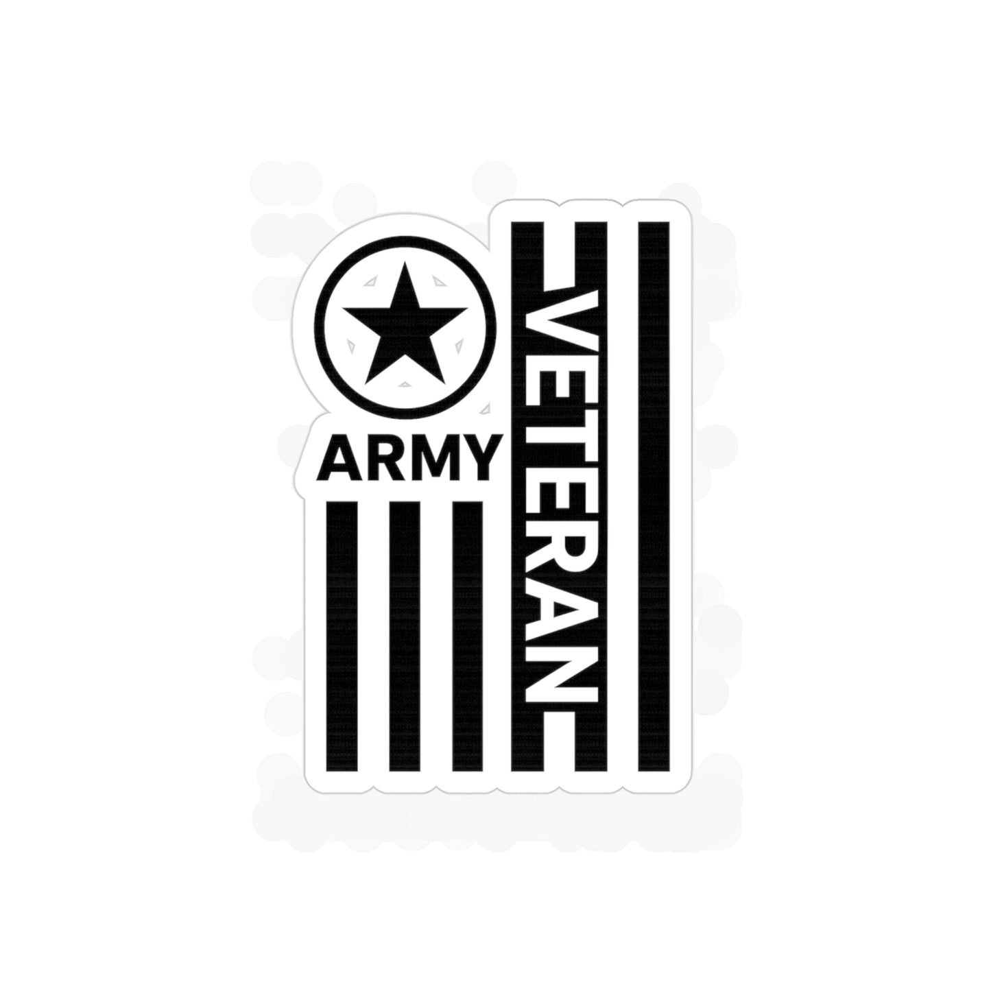 Transparent Outdoor Stickers, Die-Cut, 1pc